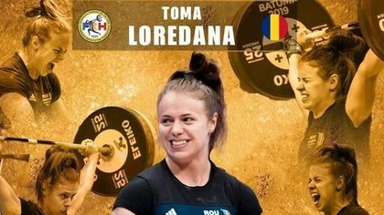 Loredana Toma a fost aleasă cea mai bună halterofilă europeană a anului 2021
