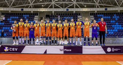 Performanţă remarcabilă în voleiul românesc. Naţionala masculină a câştigat finala Silver League şi a promovat în Golden League

