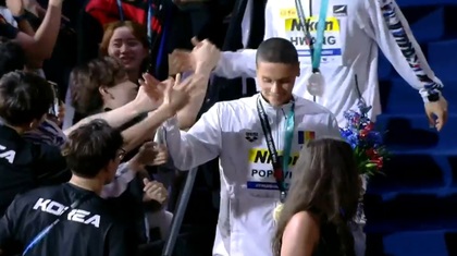 Reacţia lui David Popovici, după primul aur din carieră la campionatele mondiale. ”Oamenii de acasă au crezut în mine!”