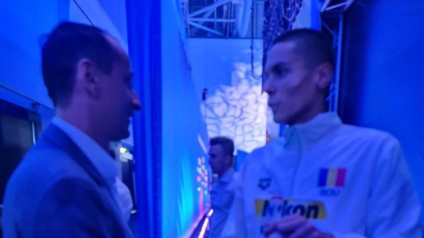 Mihai Covaliu, mesaj pentru David Popovici. ”Eşti un model pentru orice sportiv român”
