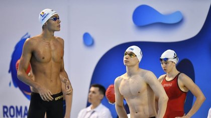 Ştafeta combinată de 4X100 m liber, din care face parte şi Popovici, s-a calificat în finală la europenele de juniori