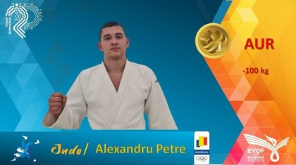 Medalie de aur la judo, a 12-a distincţie pentru România la FOTE