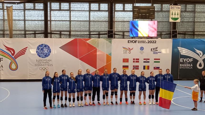 FOTE, handbal: România, pe locul 7 după victoria cu Slovacia de clasament final
