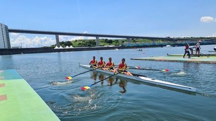 A patra medalie pentru România la europenele de canotaj: bronz la patru rame masculin