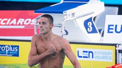 David Popovici e ÎMPĂRATUL Romei! Aur şi în proba de 200 de metri liber, din cadrul europenelor de nataţie. A bătut recordul mondial la juniori
