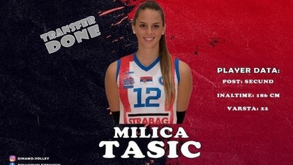 Echipa feminină de volei Dinamo a transferat o jucătoare din Serbia