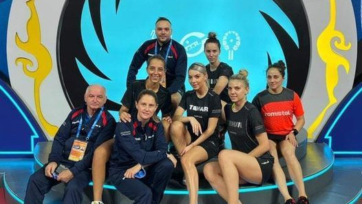 Echipa feminină a României, calificată în ”optimi” la mondialul de tenis de masă