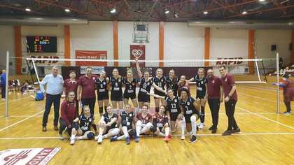 Rapid Bucureşti s-a calificat în sferturile de finală ale Cupei României la volei feminin