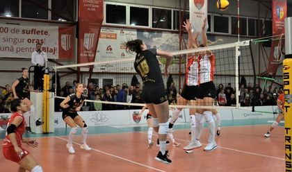 Campioana Volei Alba Blaj, meci pierdut la ”masa verde” cu Dinamo Bucureşti
