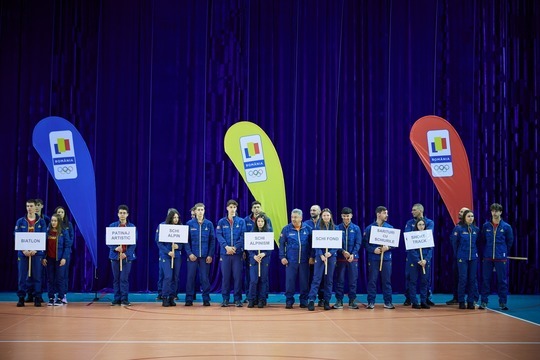 Echipa Olimpică pentru FOTE a fost prezentată la Izvorani. Team România are în componenţă 18 sportivi