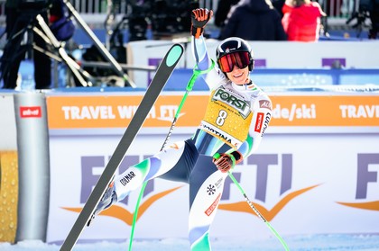 Ilka Stuhec a câştigat coborârea de la Cortina d'Ampezzo. Principala favorită a abandonat