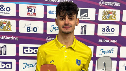 Cosmin Nedelea, marea speranţă a patinajului viteză din România. Rezultat mare la mondialul U23