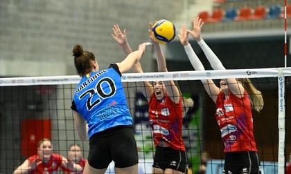 Jedinstvo - CSM Lugoj 3-2, în semifinalele Challenge Cup la volei feminin