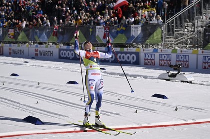 Ebba Andersson a câştigat cea mai lungă cursă a fetelor, din cadrul Campionatelor Mondiale de Schi Fond