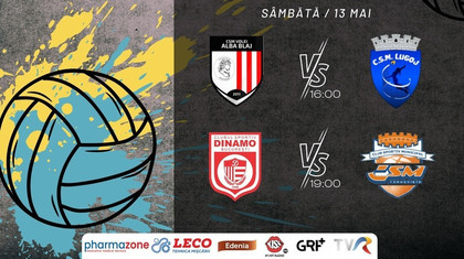 Alba Blaj – CSM Lugoj şi Dinamo Bucureşti – CSM Târgovişte, în semifinalele Cupei României la volei feminin
