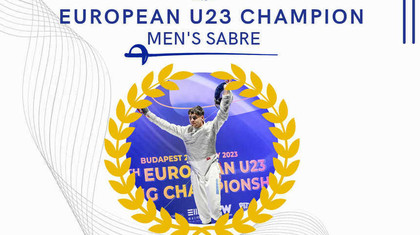 Radu Niţu a cucerit medalia de aur şi Alexandru Zmău de argint la Europenele U23 de scrimă de la Budapesta