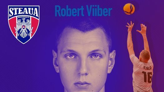 Steaua l-a transferat pe Robert Viiber, jucător din naţionala Estoniei de volei