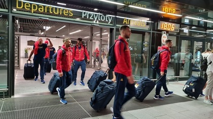  FOTO | Primii sportivi şi tehnicieni români au ajuns în Polonia pentru Jocurile Europene 