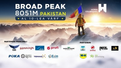 Alpinistul Horia Colibăşanu va porni într-o nouă expediţie pe Broad Peak, vârful înalt de 8.051 de metri din Pakistan