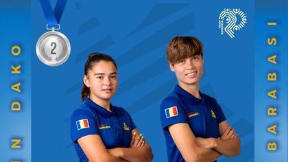 Încă o medalie pentru România la Jocurile Europene: argint la teqball