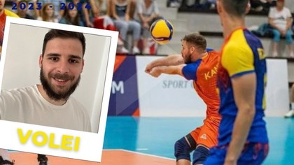 Liberoul naţionalei de volei, Vlad Kantor, a semnat cu Corona Braşov
