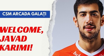 Arcada Galaţi anunţă venirea voleibalistului iranian Javad Karimi