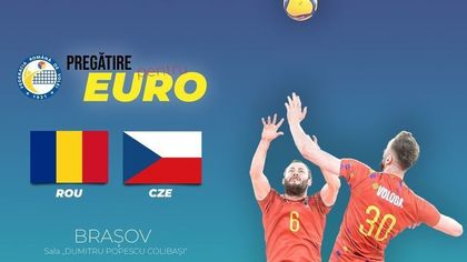 Naţionala de volei masculin, victorie cu Cehia, într-un meci amical disputat la Braşov