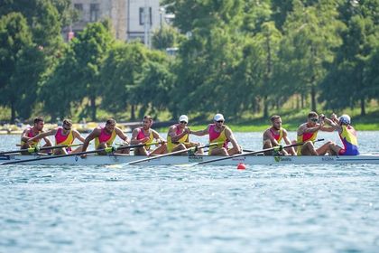 CM de canotaj: Echipajul masculin de 8+1, locul 4 şi calificare la JO de la Paris
