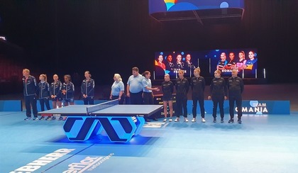 FOTO | Echipa feminină de tenis de masă a României s-a calificat în finala Campionatului European