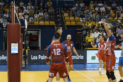 Arcada Galaţi, victorie în primul meci din turul II al Ligii Campionilor la volei