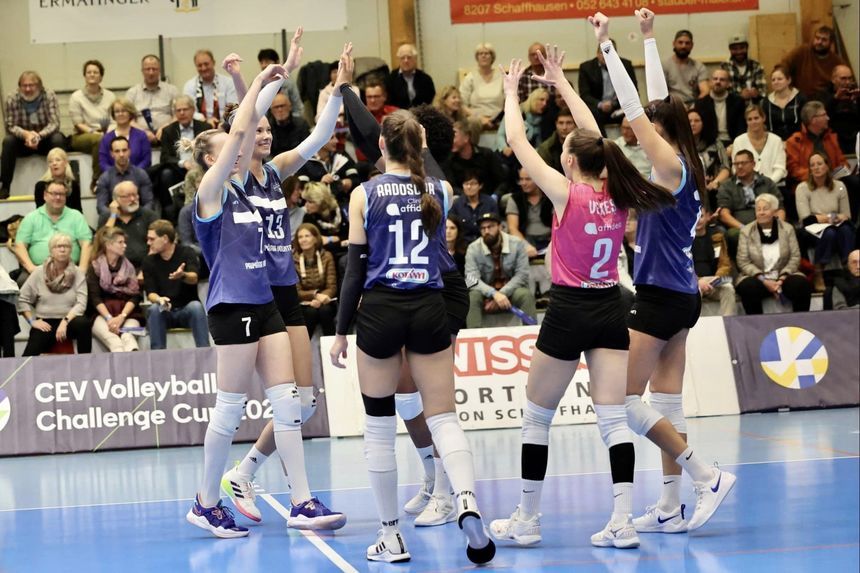 CSO Voluntari, calificată în optimile Challenge Cup după returul cu Kanti Schaffhausen