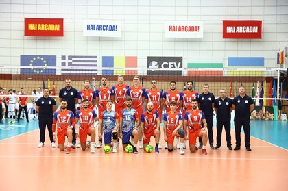 Arcada Galaţi, debut cu înfrângere în grupele Ligii Campionilor la volei