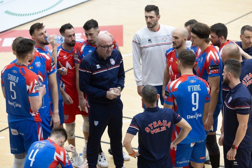 Helios Grizzlys Giesen – Steaua Bucureşti 3-2, în ”optimile” Challenge Cup la volei masculin