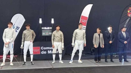 VIDEO | Vlad Covaliu a cucerit medalia de aur la Cupa Mondială de sabie, pentru juniori, de la Madrid 