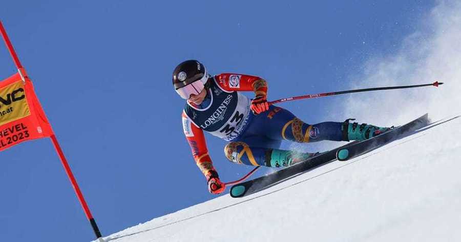 Ania Cail a terminat pe locul 46 legendara coborâre de la Val-d'Isère