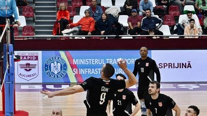 Dinamo Bucureşti o bate pe Levski Sofia, dar ratează ”sferturile” Challenge Cup la volei masculin