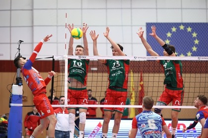 Greenyard Maaseik – Arcada Galaţi 3-1, în grupa E din Liga Campionilor la volei masculin