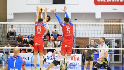 Steaua Bucureşti – Projekt Varşovia  0-3, în sferturile de finală ale Challenge Cup la volei masculin