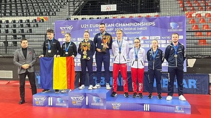 Încă o medalie pentru România la Campionatul European U21 de tenis de masă