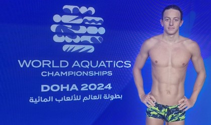 Robert Badea, record naţional la 200 m mixt, stabilit la Mondialele de la Doha