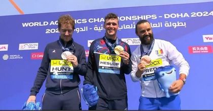 Cătălin Preda, medaliat cu bronz la Campionatul Mondial de Nataţie