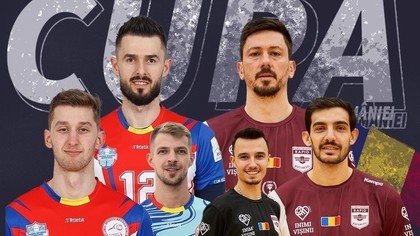 Steaua Bucureşti şi Rapid Bucureşti vor juca finala Cupei României la volei 