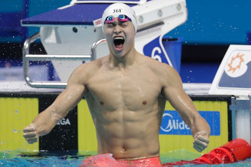 Campionul olimpic Sun Yang revine în bazin la patru ani după ce a fost suspendat pentru dopaj