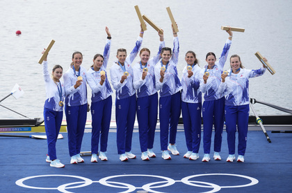 Echipa feminină de 8+1 a României, finalistă la World Rowing Awards 2024