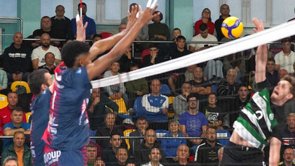 SCM Zalău a fost eliminată de Sporting CP în primul tur al Challenge Cup la volei masculin