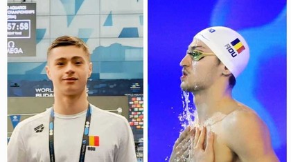 Denis Popescu, în semifinalele probei de 100 m spate, la CM de nataţie în bazin scurt