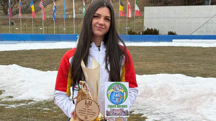 Patinatoarea Anastasia Băcilă, performanţe mari la Finstral Trophy din Italia