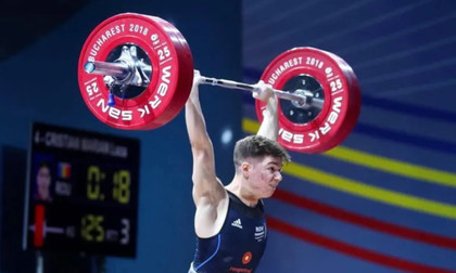 Cristian Marian Luca, vicecampion european la stilul smuls, la categoria 55 kilograme