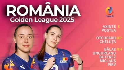 Naţionala României de volei feminin s-a reunit în vederea meciurilor din Golden League şi din preliminariile CE 2026