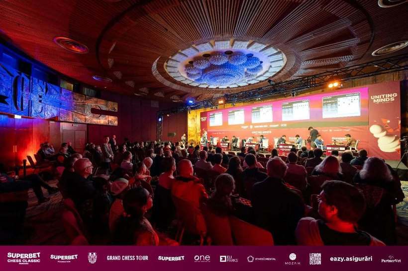 Remiză pentru Deac, victorii pentru Vachier-Lagrave şi Aronian la Superbet Chess Classic România 2025